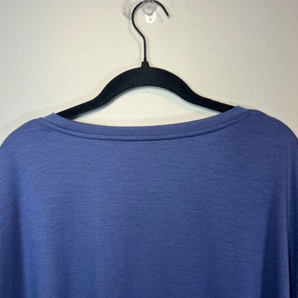 WoolX Women’s Gabi Tunic Top Shirt Blue All Season Merino Wool Lightweight Sz 1X - Picture 7 of 8